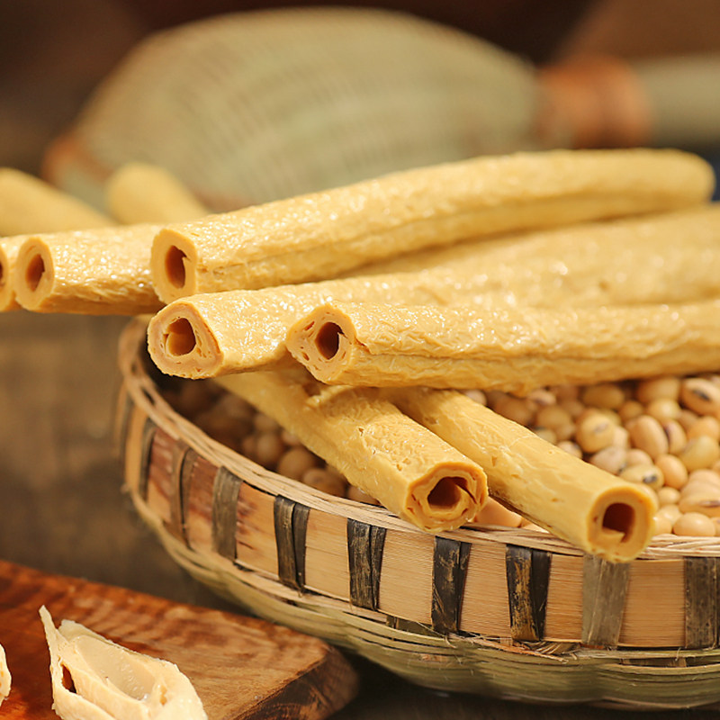 野藤豆筋400g干豆笋豆制品豆腐皮豆筋干货豆筋棍豆皮豆棒四川特产