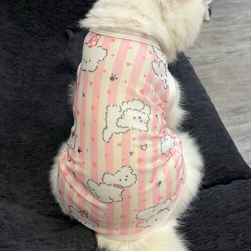 网眼纱布宠物猫咪衣服背心式防晒