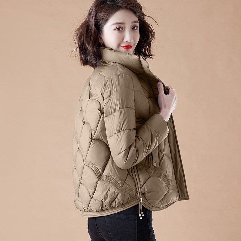 2025新款立领羽绒棉服女士冬装冬季中年妈妈棉衣短款小棉袄外