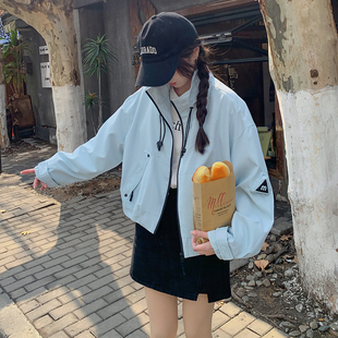 新款 P130 25外套女风衣工装 719 K195 蓝色2D044 首发现货春装