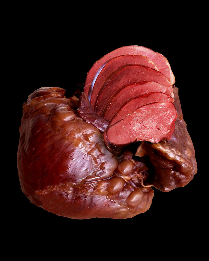 岳老大腊猪心500g四川特产腊肉农家烟熏自制咸猪肉风干南北干货