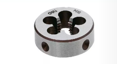 得力五金工具合金钢圆板牙DL3612 DL3614 DL3616 DL3620 DL3624