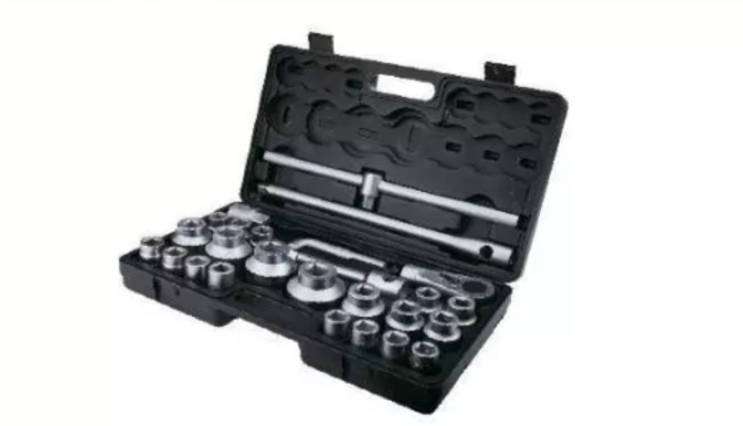 得力五金工具26件套筒组套DL1026B