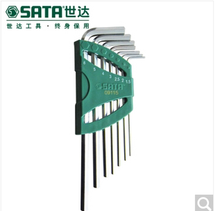09115 09113 世达7件特长加长球头内六角扳手09109 09111