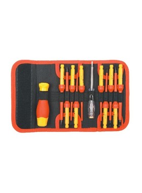 波斯工具 12件VDE可换绝缘螺丝刀批杆组套BS600240