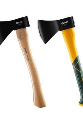 DS世达钢斧子户外野营锰钢核桃木柄手斧05631 05635