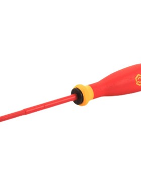 世达G系列三色柄一字形绝缘螺丝批61311 61312 61313 61314 61315