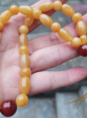 黄龙玉挂绳手把件绳手机链