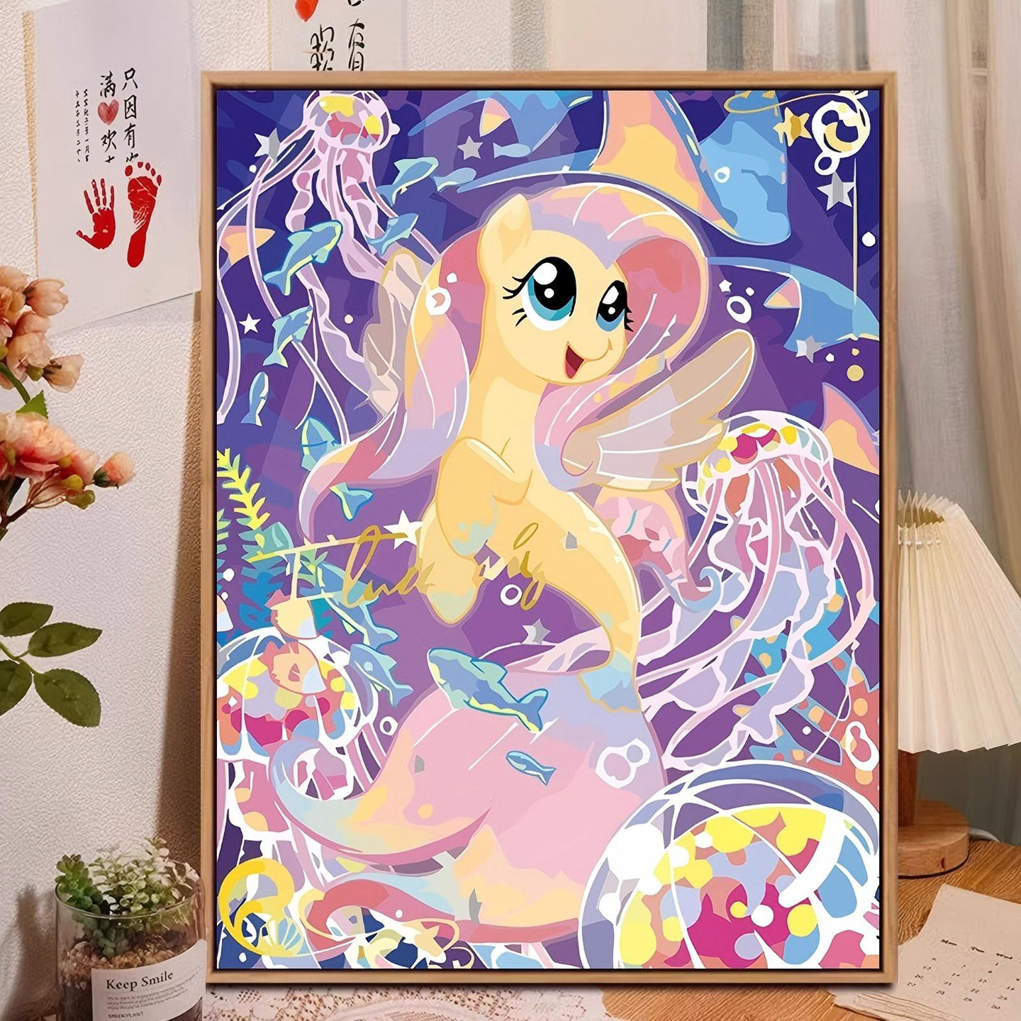 小马宝莉数字油画diy填色