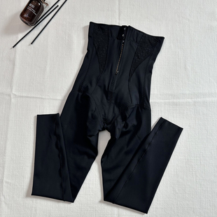 秋冬新款拉链一体修身保暖塑形九分裤高腰收腹提臀微压收腿打底裤