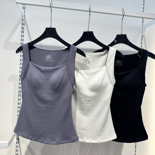 密针罗纹280克内里磨毛保暖背心