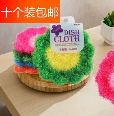 韩国进口洗碗巾不掉毛厨房刷碗清洁用品抹布亚克力不沾油洗碗神器,家庭/个人清洁工具,抹布,淘宝优惠券,粉丝福利购,淘宝优惠卷