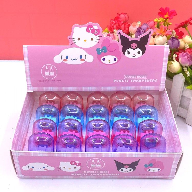 优优优转笔刀塑料卡通卷笔刀