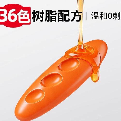 儿童蜡笔无毒不脏手婴幼儿幼儿园专用宝宝画画彩色可水洗花生蜡笔
