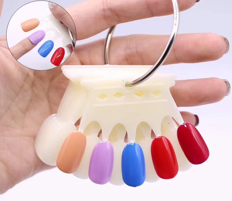 比色成品展示板日本指甲工具
