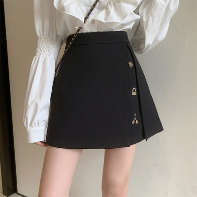 高腰显瘦a字韩版短裤遮胯