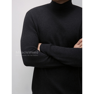 【秋冬暖意】莱赛尔天丝羊毛修身针织衫小高领打底衫罗纹锁温百搭