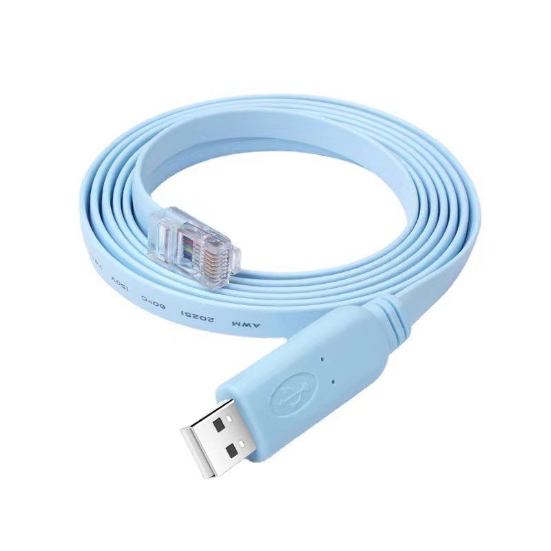 USB转console串口RS232调试线RJ45网口配置交换机路由器 FTDI