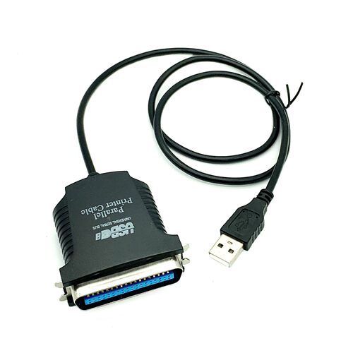 USB转老式并口打印机线1284打印机线CN36针IEEE连接/DB25孔打印