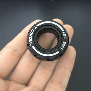 机械师指环edc推牌解压玩具啪啪币edc玩具减压神器不绣钢指尖陀螺