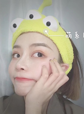 日单迪s尼毛怪发带苏利文妙妙猫维尼小飞象跳虎洗脸束发带