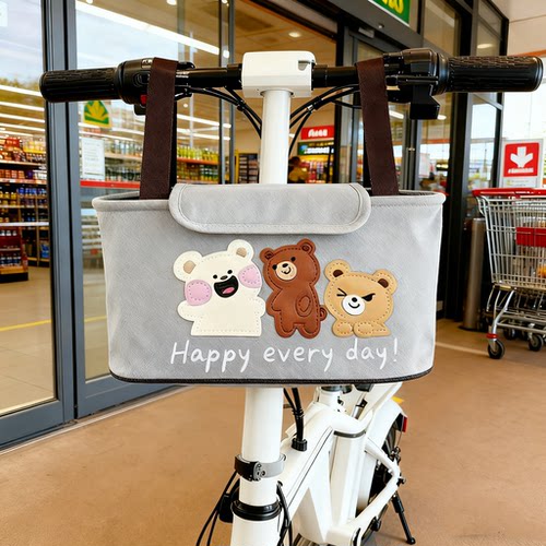 电动车挂物包收纳袋电瓶车自行车头储物置物兜防水前置小挂包袋子