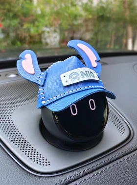 蔚来Nomi帽子史迪仔卡通大耳机器人头饰ET5ET7EC67ES6ES8汽车装饰