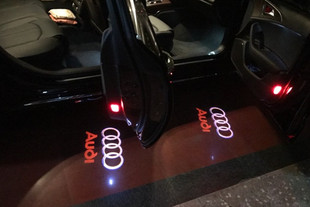 适用于奥迪A6 A4  allroad quattro迎宾灯B8 B9 C6 C7车门投影灯