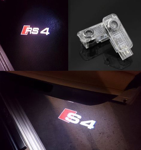 奥迪A4 S4 RS4 LED迎宾灯A4L RS4 B6 B7 B8 B9车门灯镭射投影灯
