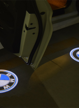 适用于宝马3系F30F31F80F34车门灯320 325 335 M3 330镭射迎宾灯