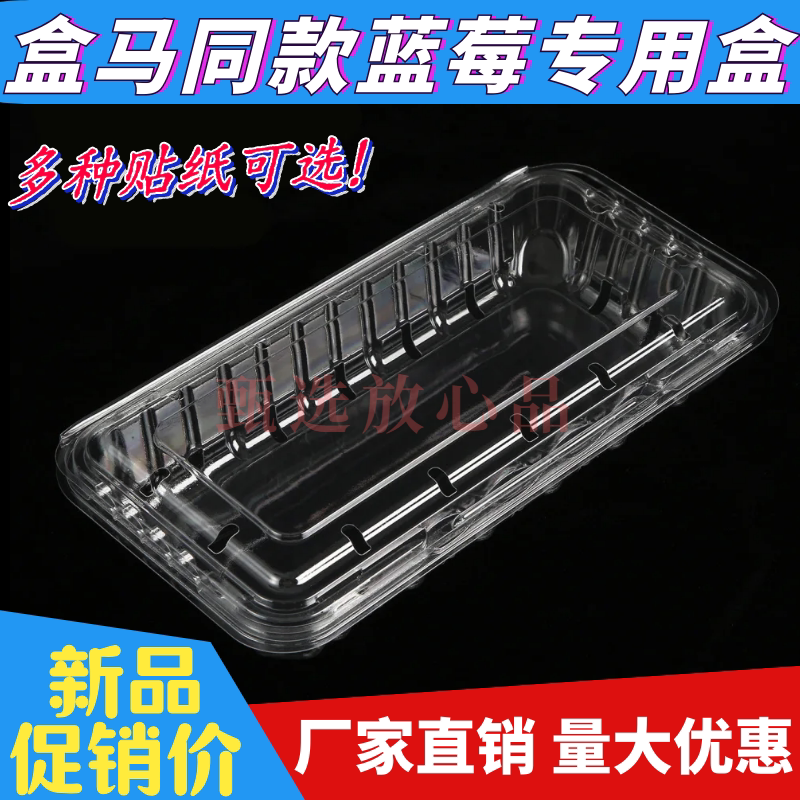 盒马蓝莓盒佳沃同款半斤装水果盒