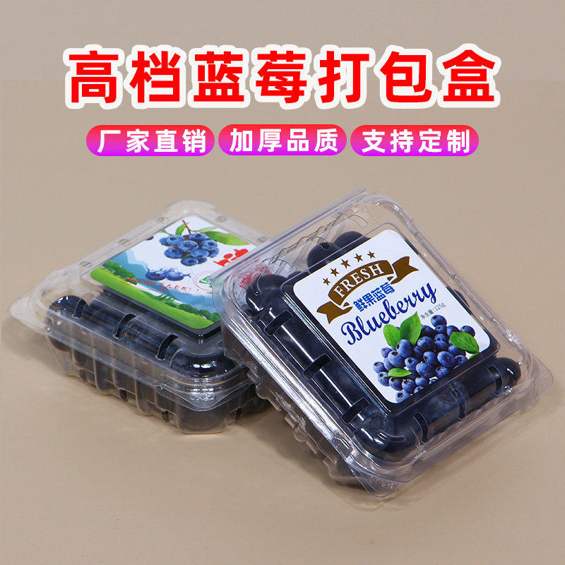 佳沃同款加厚125g一次性蓝莓盒
