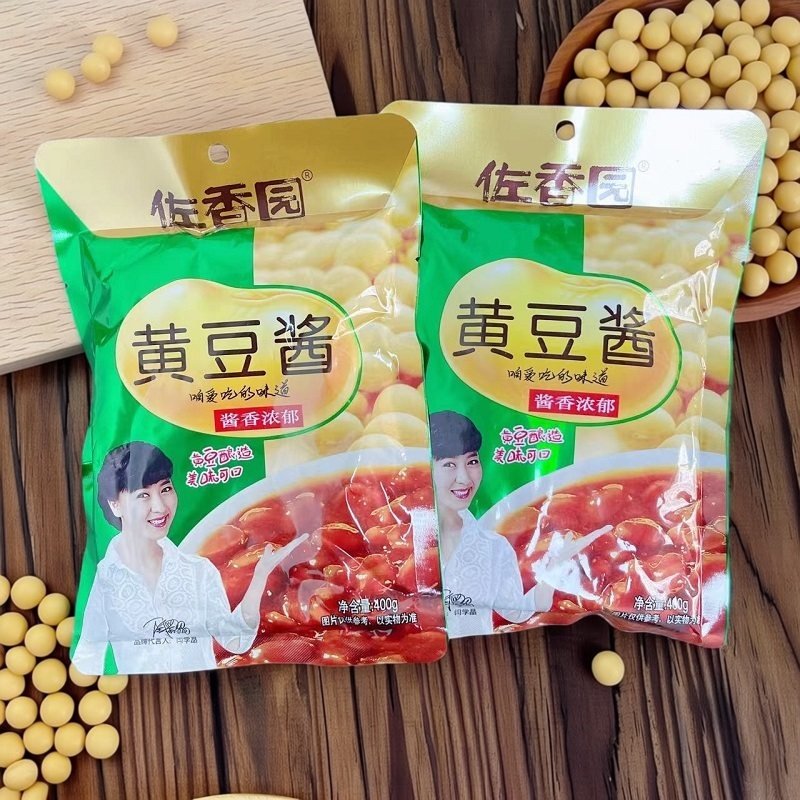 佐香园黄豆酱400g袋装凉拌炒菜蘸酱炖菜酱香浓郁黄豆酿造酱,粮油调味/速食/干货/烘焙,豆瓣酱/豆酱/黄豆酱,淘宝优惠券,粉丝福利购,淘宝优惠卷