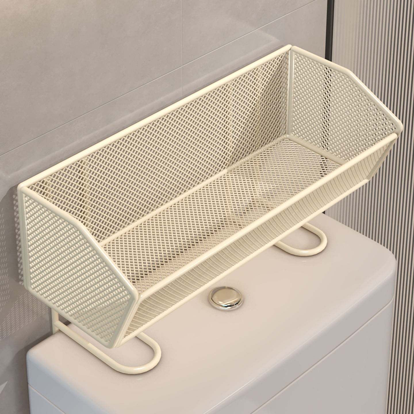 马桶上方置物架卫生间免打孔收纳神器浴室厕所洗手间用品储物架子