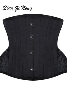 宫廷束腰收腹塑形带上衣沙漏型腰马甲蕾丝绑带运动健身