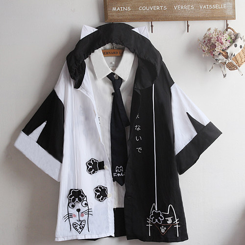 有情有疫猫咪宽松薄防晒