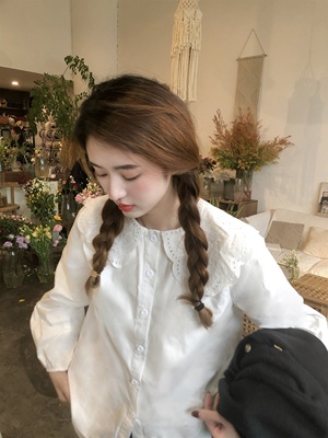 直筒型通勤长袖麻豆清甜感美