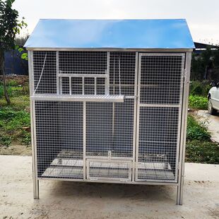 尖顶鸽子笼鸽笼鸽棚鸽舍拼装组装加粗超大号鸟笼放飞跳笼家用室外