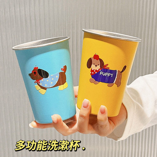 304不锈钢家用杯儿童情侣款漱口