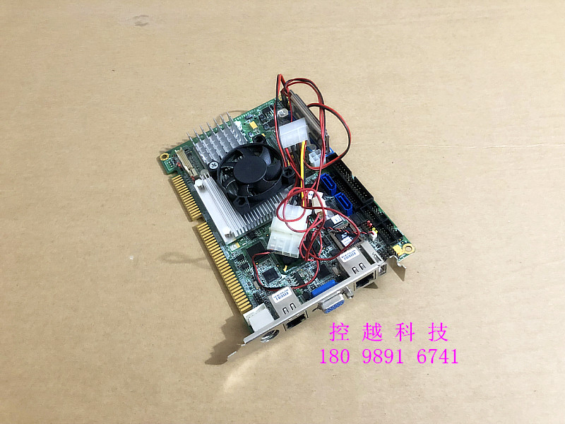 研扬 HSB-910I REV.A1.0工控机主板 带内存 风扇 DOM硬盘