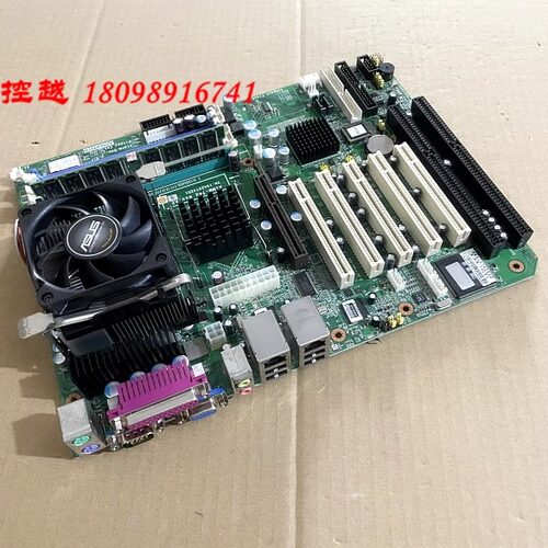 研华主板 AIMB-742 Rev.A2 AIMB-742E2 带CPU内存 双网口