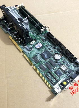 艾讯SBC8173 Rev.A4 工控主板 带CPU 内存 风扇