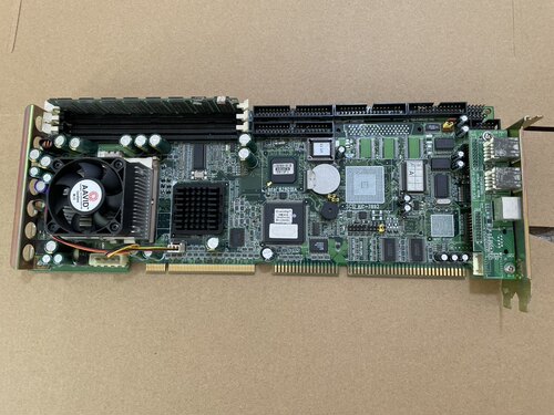 研华 PCA-6180 Rev.B1 工控机主板 PCA-6180E 带CPU 内存 风扇
