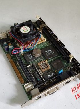 艾讯SBC8260 Rev.A6 工控主板 CPU半长卡 带CPU内存风扇 保一年