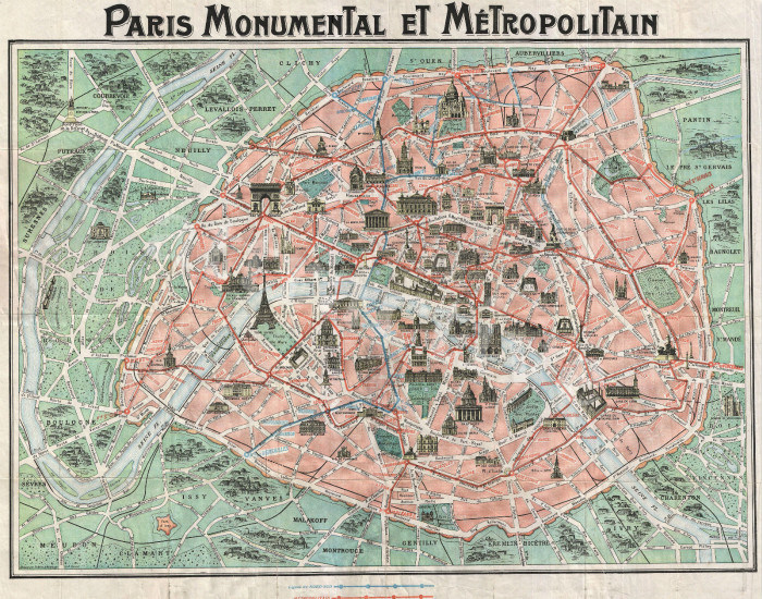 m29欧式复古手绘海报画报高清图片素材资料参考欧美巴黎老地图