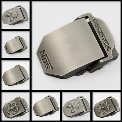 帆布编腰带头男女士合金3.8扣