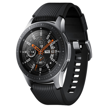 适用三星Galaxy Watch 46mm Gear S4 S3硅胶表带官方同款22mm腕带