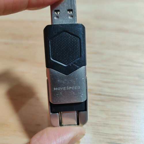 可维修移速 MOVESPEED U盘，USB 和C口，128G，成