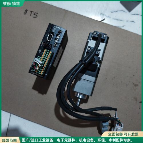 可维修拆机件AZM46MK-PS10步进电机+AZD-KD驱动器图