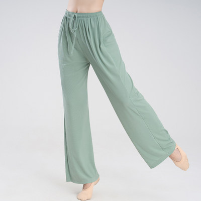 妹姿彩现代古典舞蹈练功阔腿裤